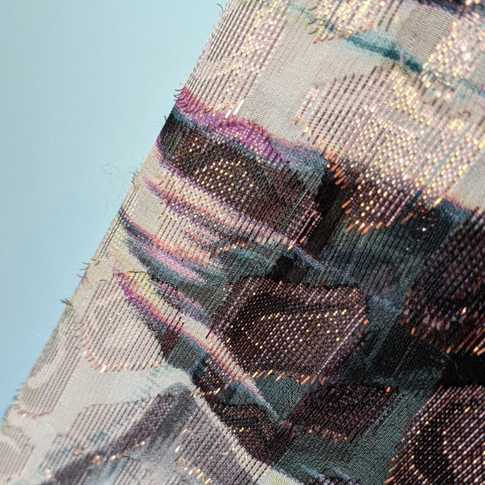 Bcbg auriel silk metallic dress - Picture 6 of 6